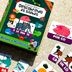 BATE BUMBO - QUEBRA CABEÇA DIDÁTICO DESCOBRINDO AS SÍLABAS na internet