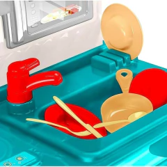 ROMA - COZINHA INFANTIL BIG KITCHEN VERMELHO FAZ DE CONTA na internet