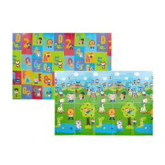 BUBA - TAPETE DOBRÁVEL DUPLA FACE HAPPY FRIENDS 195CM