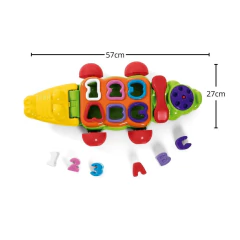 TATETI - JACARÉ DIDÁTICO COM LETRAS E NÚMEROS - comprar online