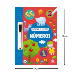 LIVRO ESCREVA E APAGUE NÚMEROS - CIRANDA CULTURAL - comprar online