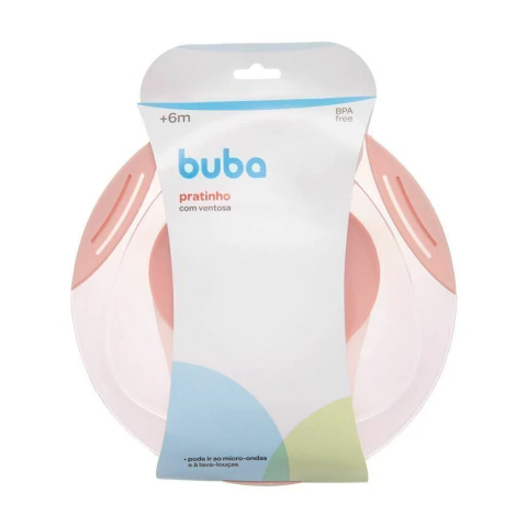 BUBA - PRATINHO COM VENTOSA - ROSA