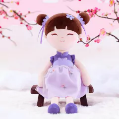 GLOVELEYA - BONECA 40CM ORIENTAL - ROXA - loja online