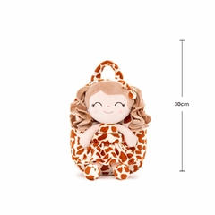 GLOVELEYA - MOCHILA COM BONECA SPRING ANIMAIS - GIRAFINHA - comprar online