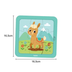 BABEBI - QUEBRA-CABEÇAS 09 PEÇAS ANIMAIS - LHAMA - comprar online