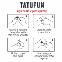 TATUFUN - KIT FESTA GUITAR HERO TATUAGEM TEMPORÁRIA INFANTIL - Mamu Kids Store