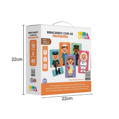 BABEBI - BRINCANDO COM AS PROFISSÕES QUEBRA CABEÇA - Mamu Kids Store