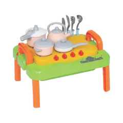 MERCOTOYS - MESINHA PLAYSET DE COZINHA BABY GOURMET - COLORIDO - loja online