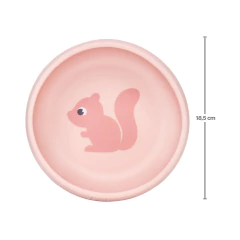 BUBA - BOWL DE SILICONE COM VENTOSA CLOUDY - ROSA - comprar online