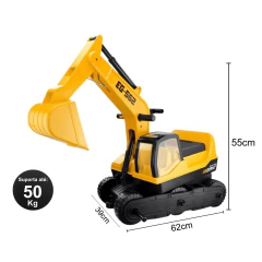 ROMA - CARREGADEIRA ESCAVATOR GIANT VEÍCULO SUPORTA ATÉ 50KG - comprar online