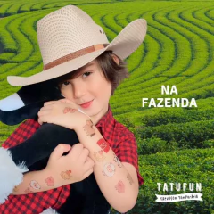 TATUFUN - NA FAZENDA TATUAGEM TEMPORÁRIA INFANTIL na internet