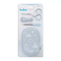 Imagem do BUBA - KIT MANICURE COM ESTOJO 4 ITENS - AZUL