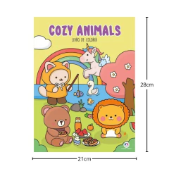LIVRO DE COLORIR COZY ANIMALS - CIRANDA CULTURAL - comprar online