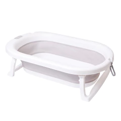 BUBA - BANHEIRA DOBRÁVEL COM SENSOR TÉRMICO - CINZA