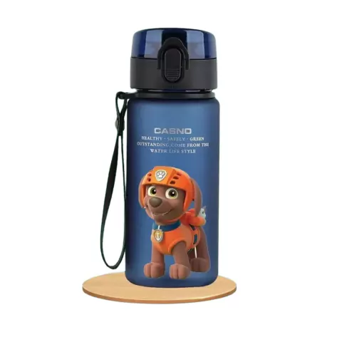 GARRAFA ANTIVAZAMENTO COM ALÇA PATRULHA CANINA 400ML - ZUMA