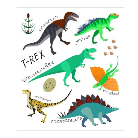 TATUFUN - DINO, DINO, DINO TATUAGEM TEMPORÁRIA INFANTIL
