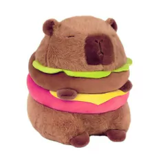 PELÚCIA CAPIVARA HAMBURGUER 30CM HAN BÃO na internet