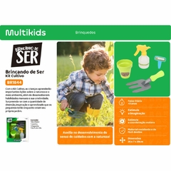 MULTIKIDS - BRINCANDO DE SER JARDINEIRO KIT CULTIVO - loja online