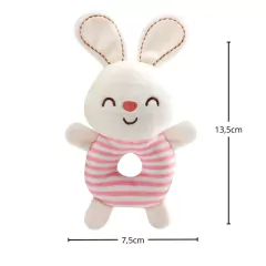 PELÚCIA COM CHOCALHO ANIMAIS 0M+ - COELHO - comprar online