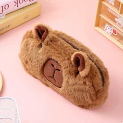 ESTOJO ESCOLAR INFANTIL PELÚCIA CAPIVARA - Mamu Kids Store