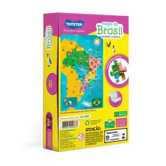 TOYSTER - QUEBRA-CABEÇA EDUCATIVO - MAPA DO BRASIL - 100 PEÇAS - comprar online