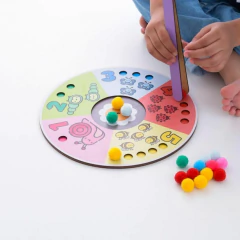 BABEBI - CONTANDO POM POM BRINQUEDO DIDÁTICO - loja online