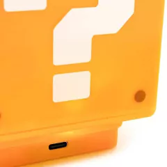 LUMINÁRIA COM SOM DO SUPER MARIO BROSS - INTERROGAÇÃO - Mamu Kids Store