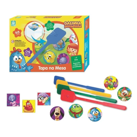 NIG - JOGO TAPA NA MESA GALINHA PINTADINHA OFICIAL