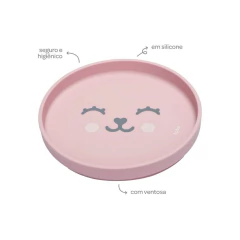Imagem do BUBA - PRATINHO EM SILICONE COM VENTOSA GUMY - ROSA