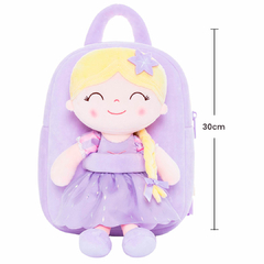 GLOVELEYA - MOCHILA COM BONECA PRINCESA ENCANTADA - RAPUNZEL - Mamu Kids Store