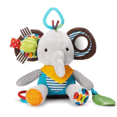 MORDEDOR TEXTURAS EM PELÚCIA MONTESSORI - ELEFANTE - 26CM