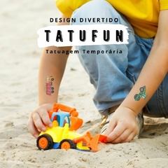 TATUFUN - CONSTRUÇÃO TATUAGEM TEMPORÁRIA INFANTIL na internet