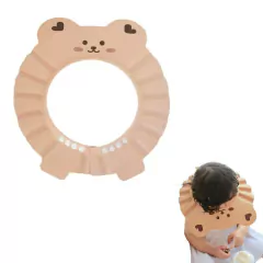 CAPACETE DE PROTEÇÃO PARA BANHO DO BEBE - MARROM