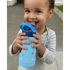 CLINGO - GARRAFA TÉRMICA PAREDE DUPLA A VÁCUO 350ML - PIRATA na internet