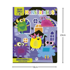 LIVRO ERAM CINCO MONSTRINHOS - CIRANDA CULTURAL - comprar online