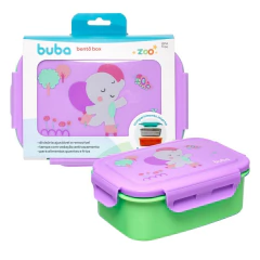BUBA - BENTÔ BOX EM AÇO INOX BUBAZOO ELEFANTE 600ML