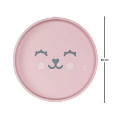 BUBA - PRATINHO EM SILICONE COM VENTOSA GUMY - ROSA - comprar online