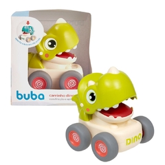 BUBA - CARRINHO DE FRICÇÃO COM APITO DINO VERDE