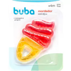 BUBA - MORDEDOR DE ÁGUA E GEL SORVETE - ROSA - Mamu Kids Store
