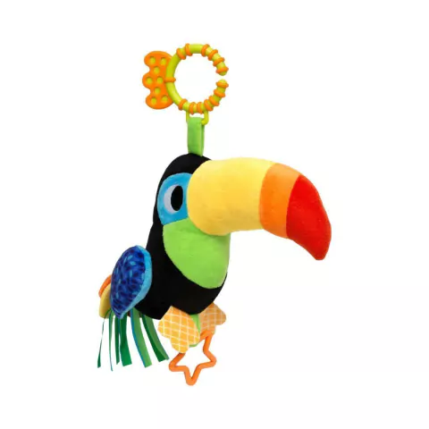 BUBA - CHOCALHO DE ATIVIDADES PELÚCIA TUCANO ZAZÁ