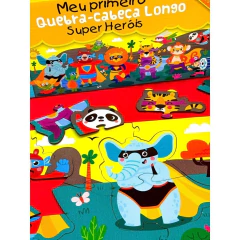 BATE BUMBO - MEU PRIMEIRO QUEBRA CABEÇA LONGO SUPER HERÓIS - loja online