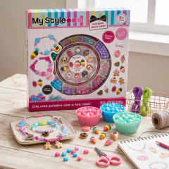 MULTIKIDS - KIT DE CRIAÇÃO DE PULSEIRA MY STYLE SWEET CANDY - Mamu Kids Store