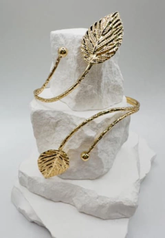 Pulseira de Braço Folha Ajustável Estilo, leveza e charme