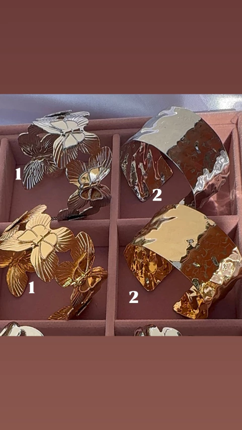 Bracelete luxo folheada ouro - comprar online