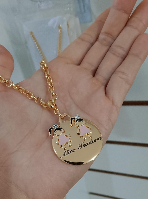 Colar gravação filhos
