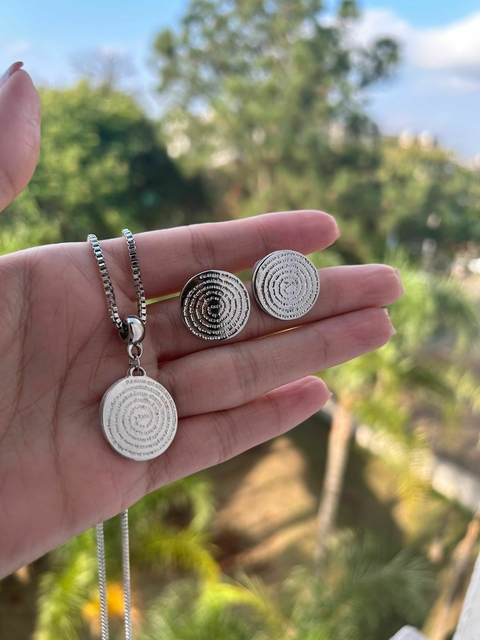 Conjunto pai nosso prata