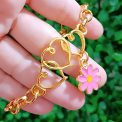 Pulseira flor