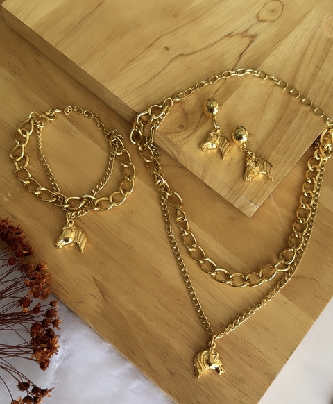 Conjunto Cavalo Crina