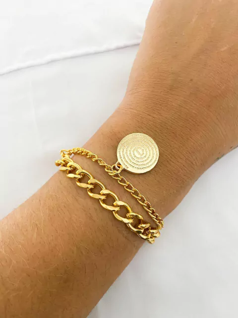 Pulseira Pingente Frase