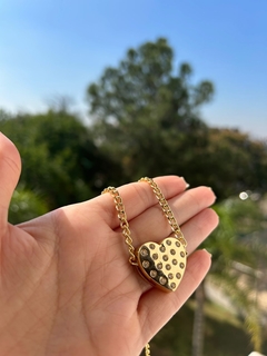 Coração Luxo Strass